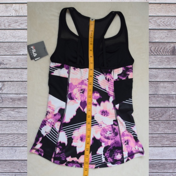 NWT FILA SPORT Blocked Mesh Racerback Tank - Picture 6 of 6